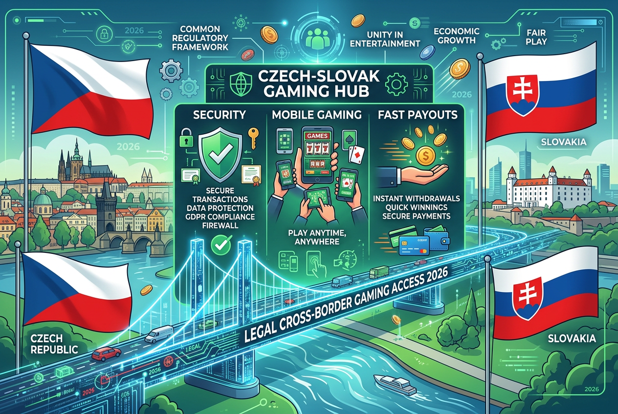 Moderní digitální rozhraní kasina s českou a slovenskou symbolikou pro rok 2026